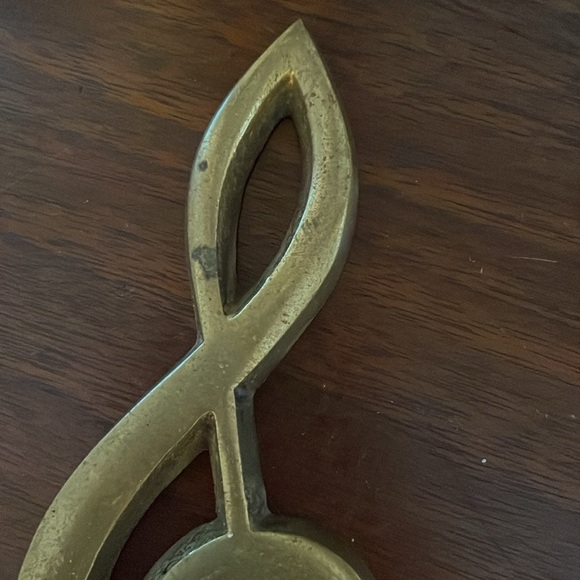 Vintage brass notes - Picture 3 of 12